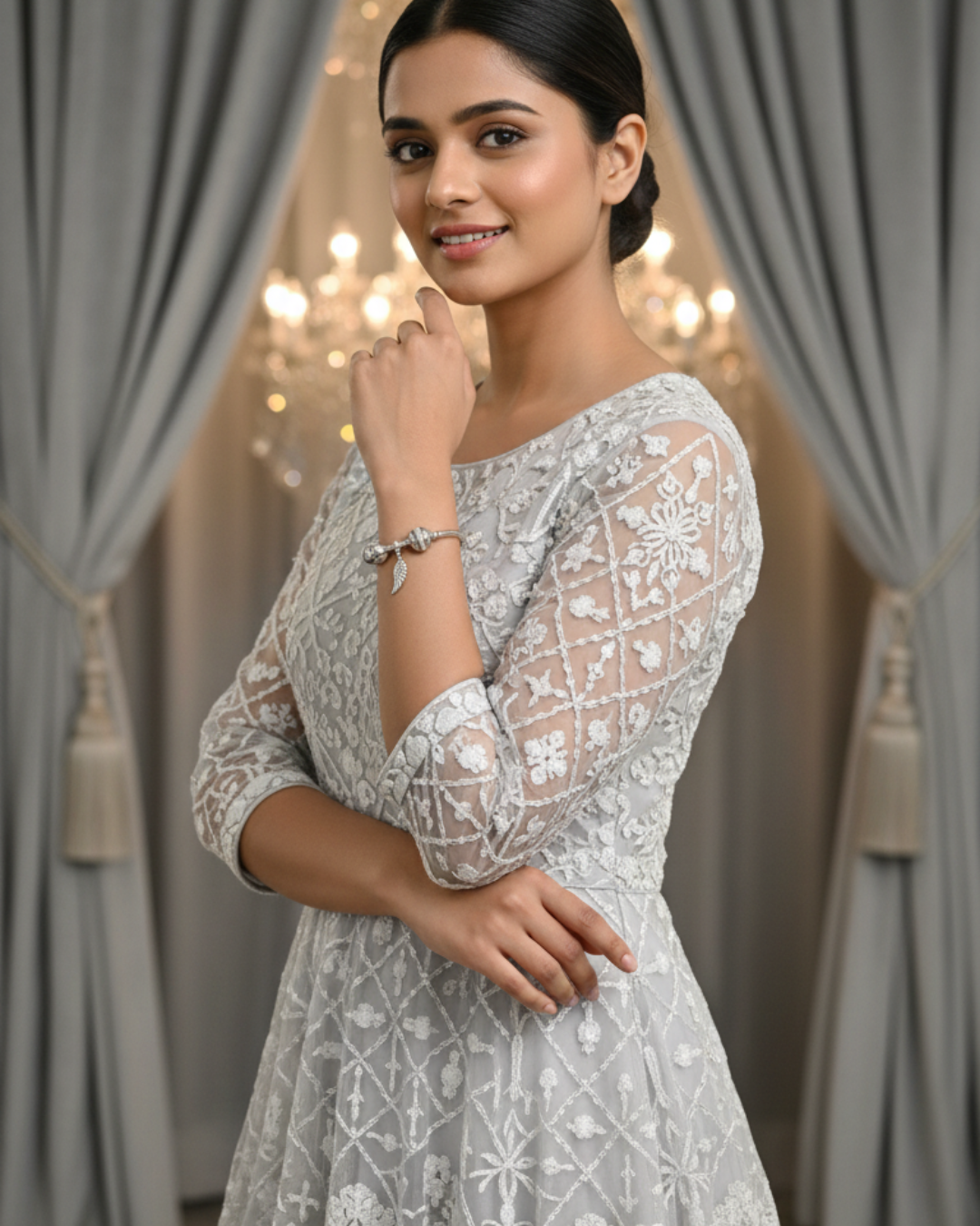 Silver Charm Elegance Bracelet