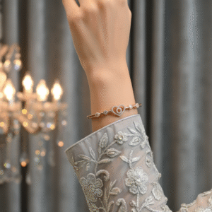 Rose Gold Glow Charm Bracelet