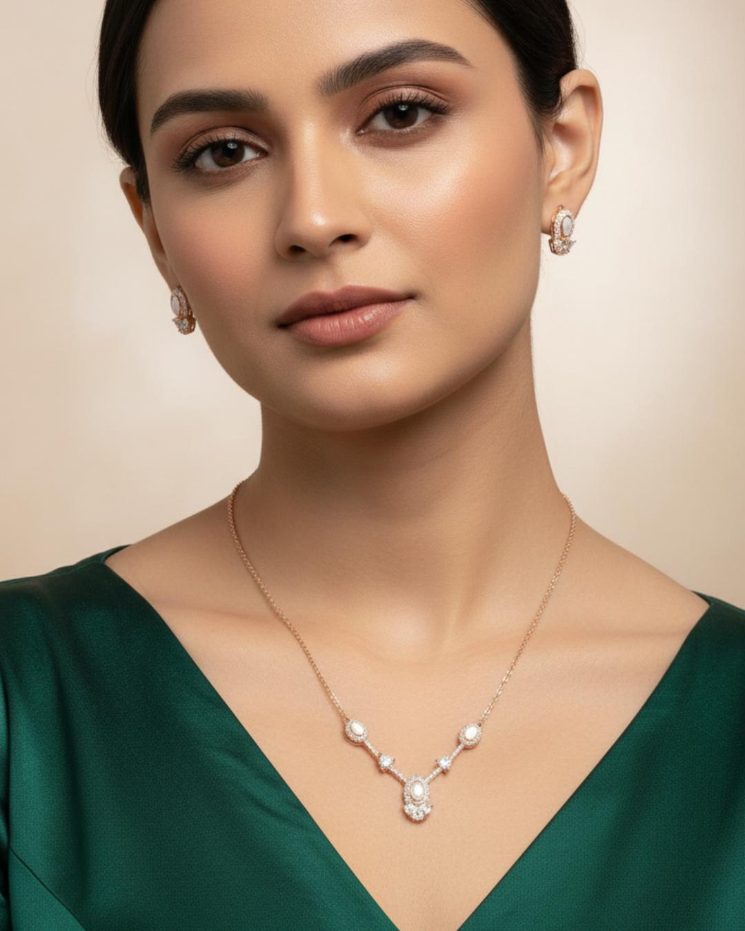 Rose Radiance Pearl Elegance Set