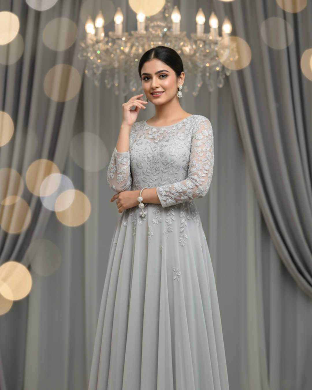 Classic Silver Statement Bracelet