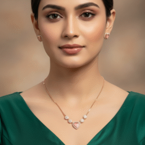 Heartful Rose Charm Set