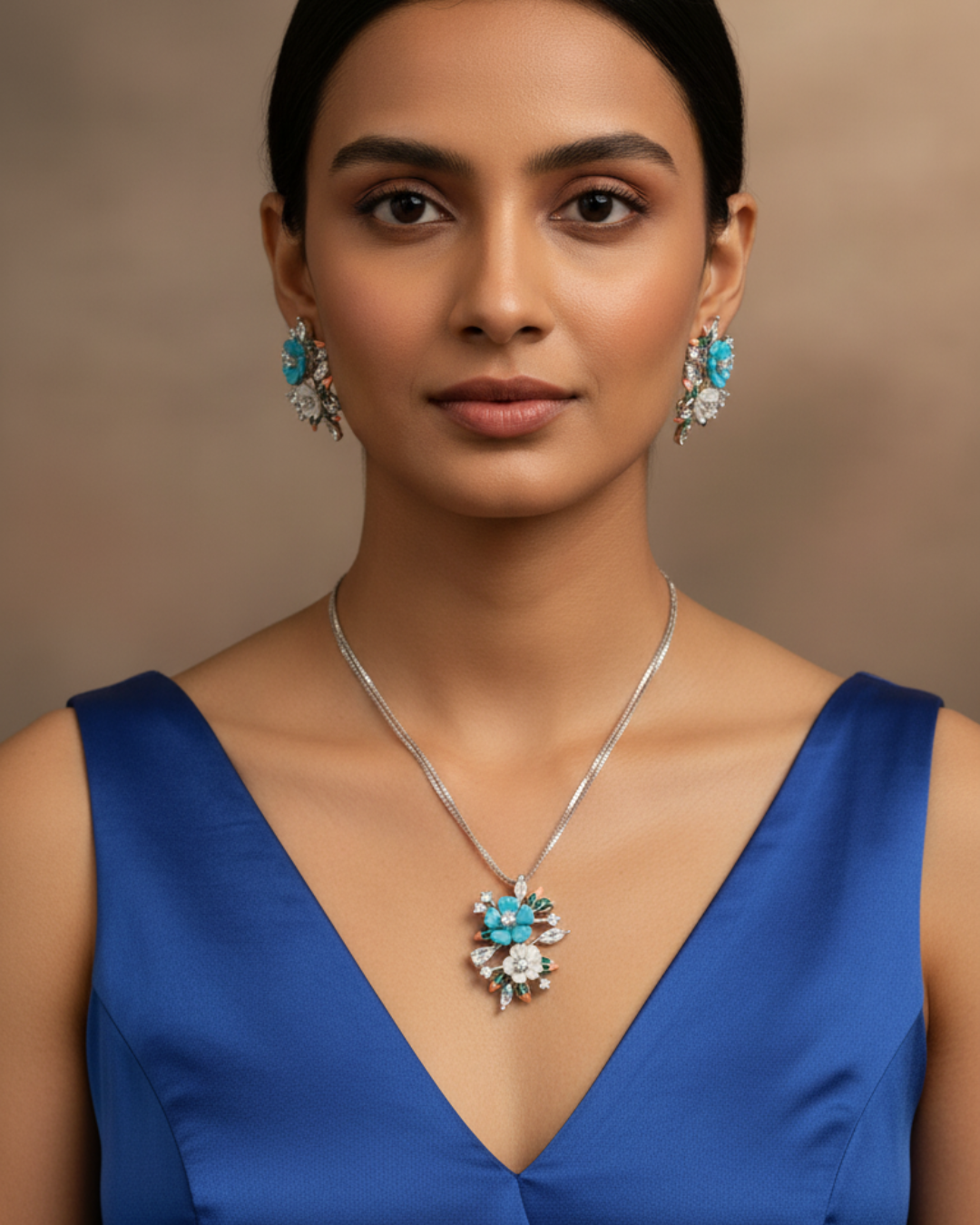 Ocean Bloom Turquoise Set