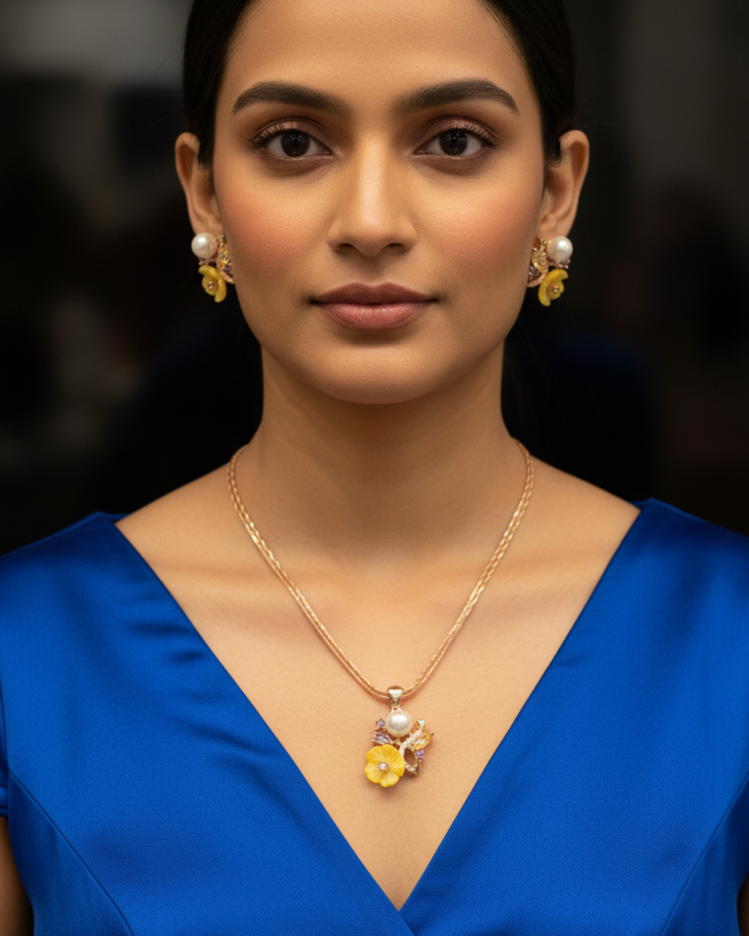 Sunshine Pearl Yellow Bloom Set