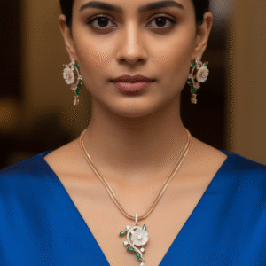 Emerald Whirl White Petal Set