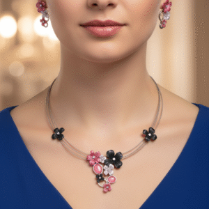 Bloom Fusion Multi-Color Necklace Set