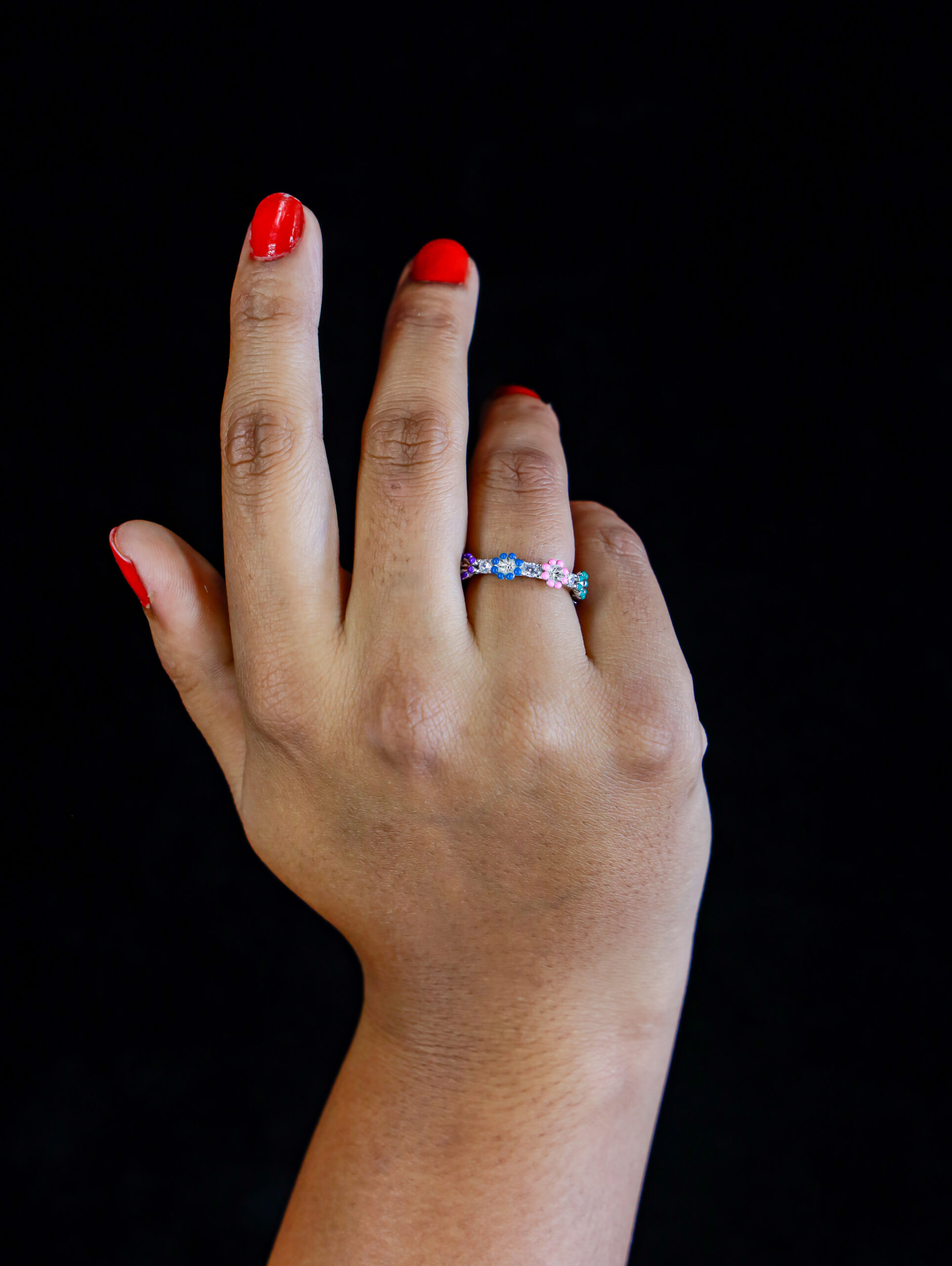 Bluebird Branch Charm Ring
