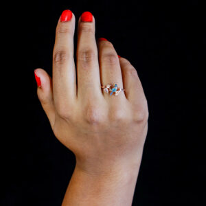 Lilac Tulip Vine Ring