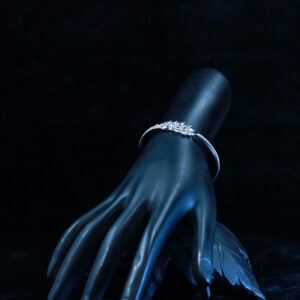 Crystal Feather Bangle