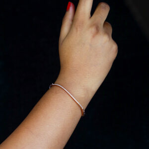 Rose Petal Tennis Bangle