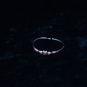 Ruby Leaflet Bangle