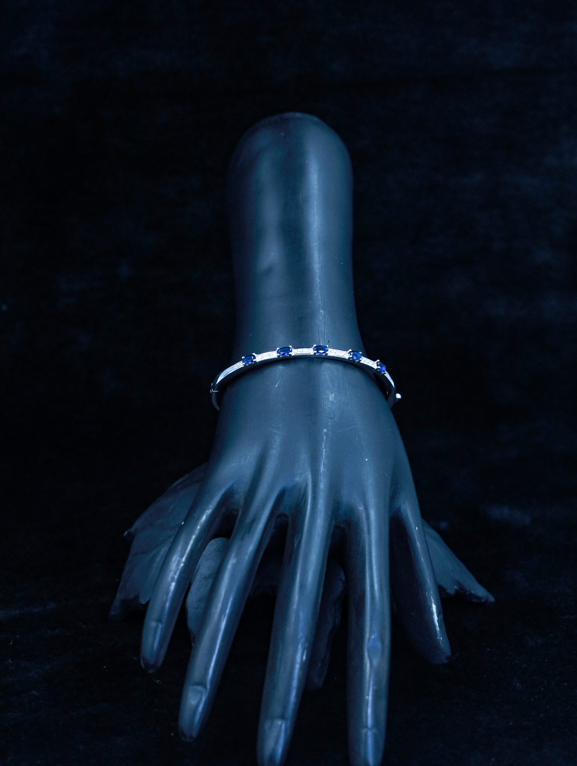 Sapphire Rhythm Bangle