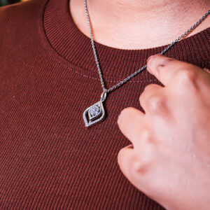 teardrop marquise shaped chain