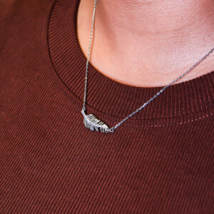 Silver Featherlight elegant necklace