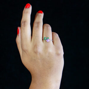 Lilac Tulip Vine Ring