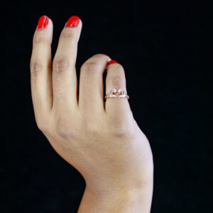 Swan Heart Promise Ring