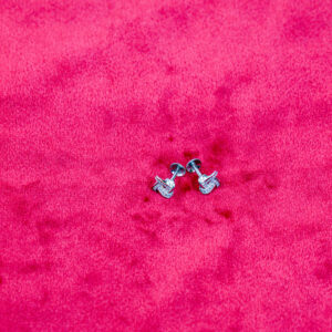 Twisted Sparkle Knot Studs