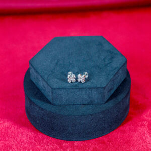 Crystal Clover Studs