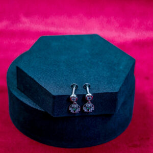 Ros  Fleur Drop Studs