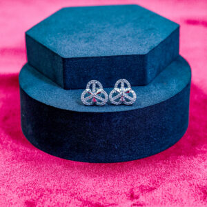 Noir Bloom Halo Studs