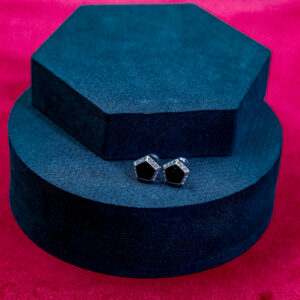 Emerald Fan Crest Studs