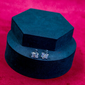 Onyx Penta Halo Studs
