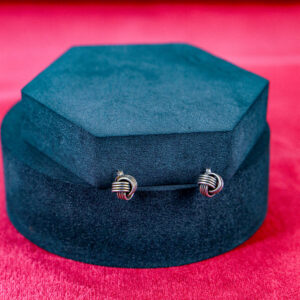 Oxidized Knot Studs