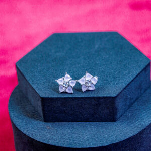 Diamond Prism Jhumki Studs