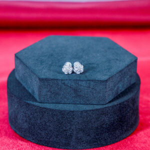Crystal Flower Studs